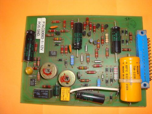 Metron FD2-J 12 volt positive  ground charger card PC board P.N. C30683-1-12V