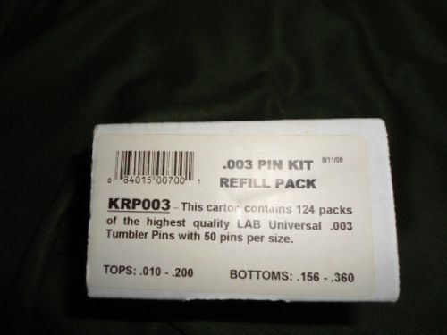 LAB ~ 003 PIn Kit Refill Pack ~ KRP003