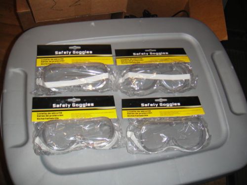 lot of 4 safety goggles