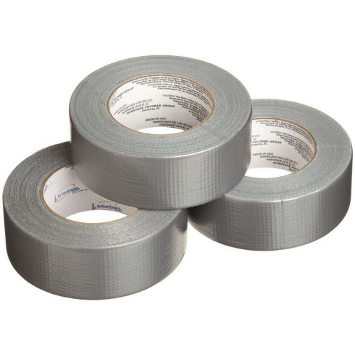 Dt260 - new three rolls silver duct tape 2&#034; x 60yds - 2 inches by 60 yards for sale