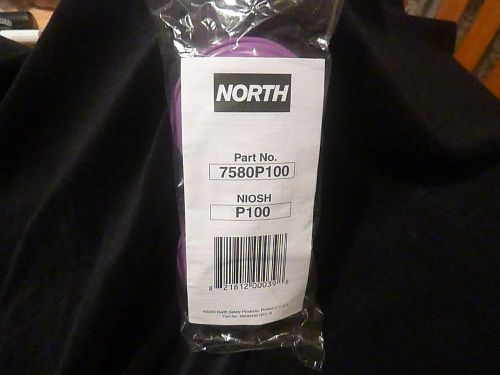 North 7580p100 cartridge filter p100 (1 pair) for sale
