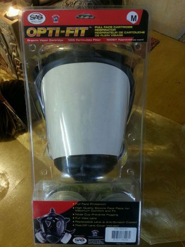 SAS OPTI-FIT respirator full face medium size p/n 7620-61