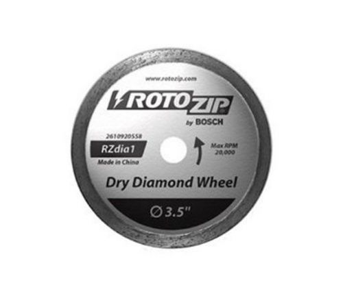 Rotozip RZDIA1 Dry Diamond Cut-OffWheel, 3 1/2 Inch