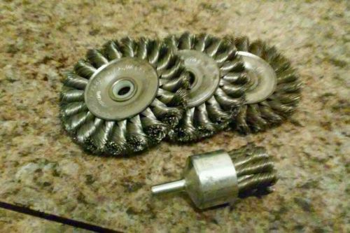 Weiler wire wheel/brush lot for sale