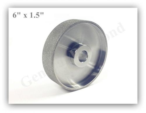 Grit 80 diamond grinding wheel tool 6&#034; x 1.5&#034; or 152 mm x 38 mm 1a1 micron 190 for sale