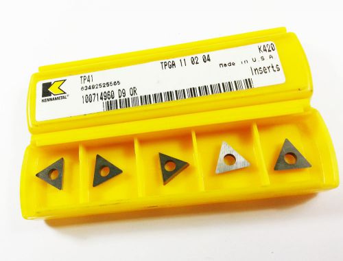 Kennametal TP41 TPGA 11 02 04  K420 Carbide Inserts (10 Inserts) (L411)