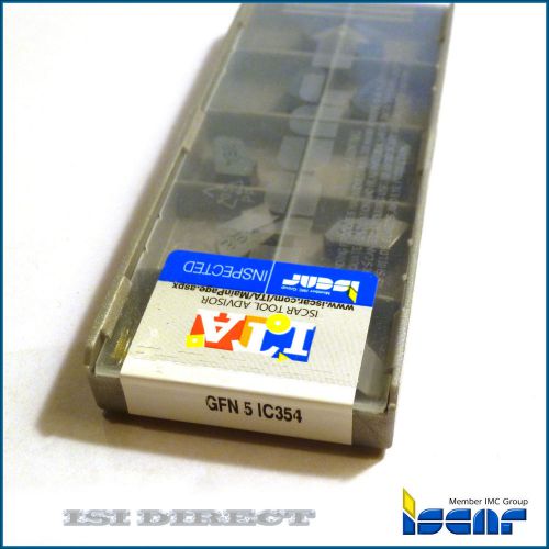 GFN 5 IC354 ISCAR *** 10 INSERTS *** FACTORY PACK ***