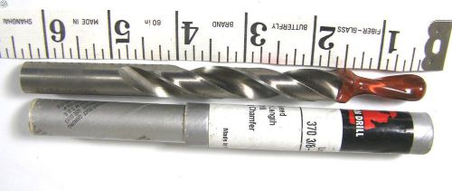 3/8&#034; step drill bit  3/8-16 jobber, 45° chamfer michigan drill #370 ((off4u)) for sale
