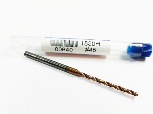 .082mm garr carbide 12xd helica coated 140-degree-pt 2 flute micro drill (j400) for sale