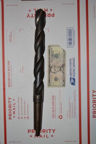taper shank drill bit 1-13/32&#034; morse 4  National  MADE IN USA 18 inches long