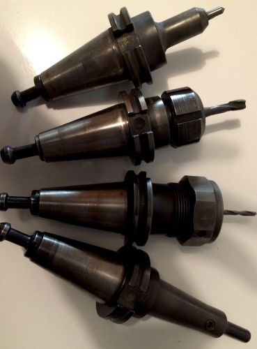 Quantity of 4 cat 40 tool holders for sale