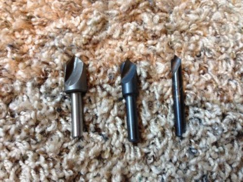 2  FORD  Countersinks  Single End    1/4-90, 3/8-82 Plus Unmarked 1/2-90