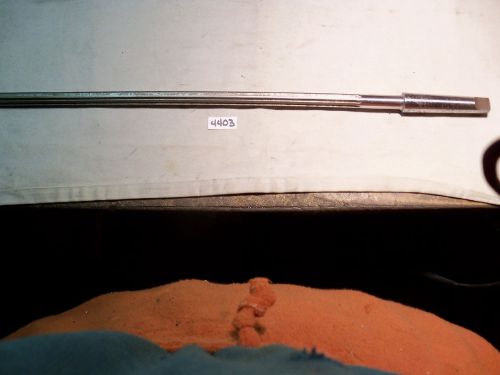 (#4403) used machinist extra long length &amp; flute .501 inch mt shank reamer for sale