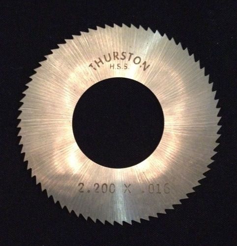 Thurston HSS 2.200 x 0.026 x 1 Slitting Slotting Saw Blades