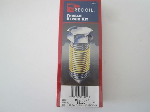 Recoil 35120 wire thread repair kit metric m12-1.75 for sale