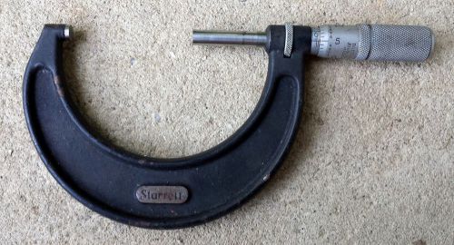 Starrett 436 Micrometer 2-3&#034; Satin Chrome .001&#034; Ratchet thimble