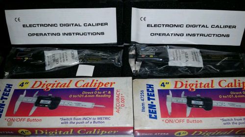 Set of two 4&#034; digital caliper