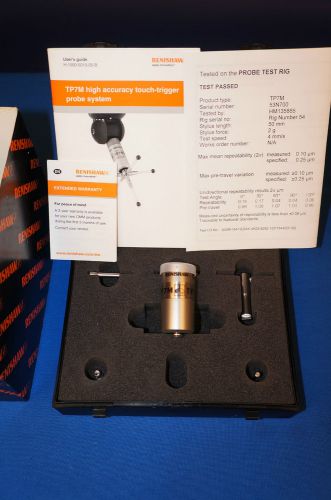 Renishaw tp7m cmm strain gauge probe kit new in box with one year warranty for sale