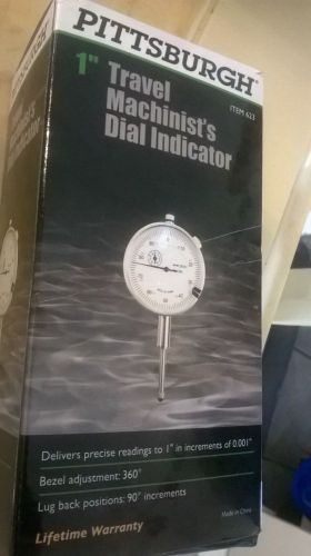 New Lot of 4 Dial Indicator 0-1&#034; Graduation 0.001&#034;Accuracy +/-0.001&#034; pittsburgh