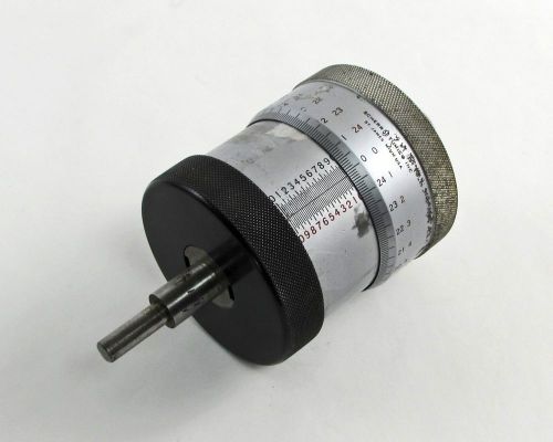 Scherr Tumico Micrometer Head - 3&#034;, 0-1&#034;, 0.0001&#034;