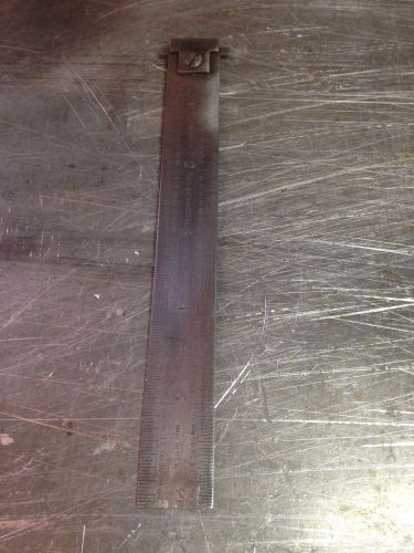 vintage starrett Machinist Hook rule Percision Metal Work Tool
