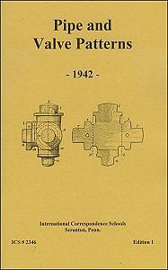 How to make pipe and valve patterns - 1941 - reprint for sale