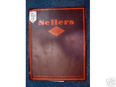 Sellers Model 6-G Drill Grinder Manual