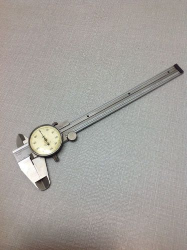 Brown &amp; sharpe 579 swiss made 6&#034; dial caliper. micrometer. for sale