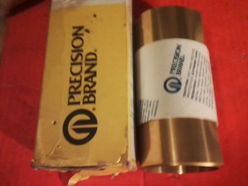 Brass shim stock .012&#034;x6&#034;x60&#039;&#039; precision brand 17660 [new] for sale