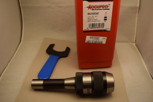 Accupro keyless chuck with integrated shank msc #63673487 50%+ off for sale
