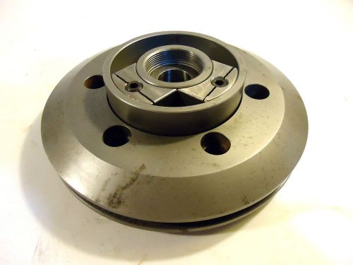 Large taper surface grinder wheel adapter for 5” id wheels, used. for sale