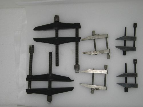 Lot of 6 toolmakers parallel machinist clamps lufkin 910-d vulcan 304 for sale