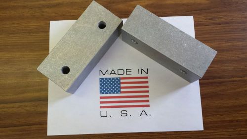 6&#039;&#039; x 2.5&#039;&#039; x 2&#039;&#039; Vise Jaw Pair- Aluminum for Kurt and most others-USA
