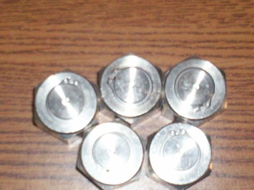 (5) swagelok ss-8-vcr-cp stainless 1/2&#034; female vcr face seal cap fittings for sale