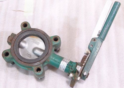 Butterfly valve Demco 3&#034; stainless Viton iron