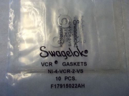 SWAGELOK NI-4-VCR-2-VS GASKET,NON-RETAINED,NI VCR 1/4IN FACE SEAL (LOT OF 73)