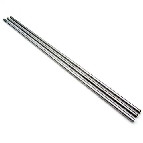 Lot of (3) 36.5&#034; long stainless steel 1/2&#034; 0.5&#034; thick ss rods 6.60 lbs metal for sale