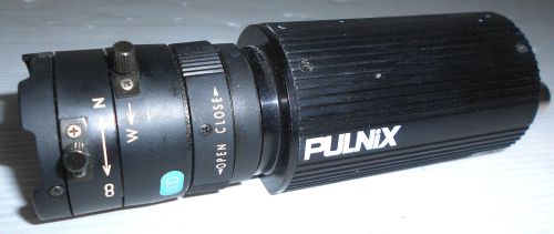 Pulnix tmc-73m industrial color camera with computar 3.5-8mm 1:1.4 lens for sale