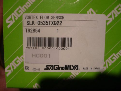 New Saginomiya Flow Sensor Vortex SLK-0535TXQ22 SEALED