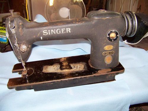 Vintage Industrial Singer 241-11 Sewing Machine With Motor All Works! Heavy Duty