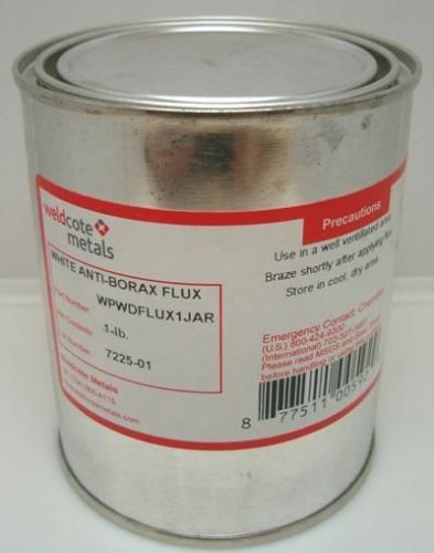 Weldcote Metals Anti-Borax Brazing Flux 1Lb.