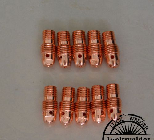 10pcs 13N27 1.6mm 1/16&#034; Collet Body Electrodes Fit WP-9 20 TIG Welding Torch