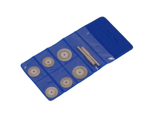 6 pc diamond cutting disc set for dremel &amp; other mini drills - cutter craft for sale