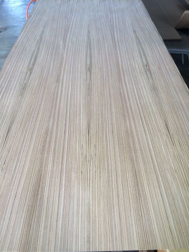 Wood Veneer Zebrawood 49x107 1pcs total 10mil paper backed &#034;EXOTIC&#034; Box19