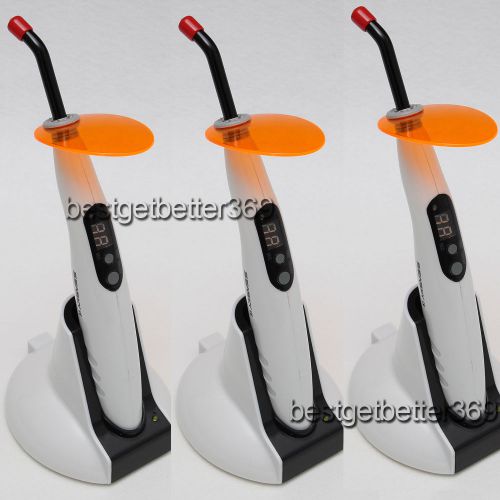 3x dental wireless cordless led curing light lamp 1400 mw woodpecker led