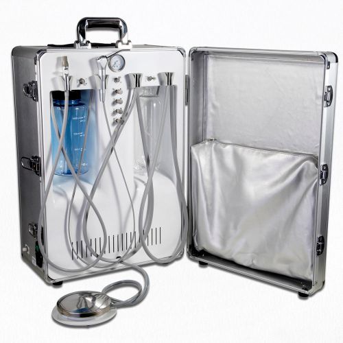 Deluxe Portable Dental Delivery Unit cart fully self-contained