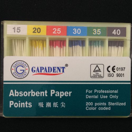 800pcs Root canal Absorbent Paper Points for professional dental 15-40#
