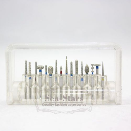 2 Sets(16 pcs/set)  Dental FG 1.6 Diamond Burs Set Porcelain Shouldered Abutment