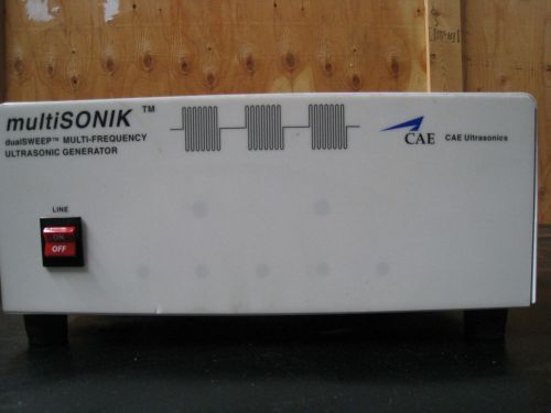 Multisonik cae ultrasonic generator msg-18t-208v-clm w/ master control unit for sale
