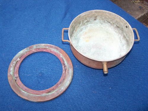Copper lab utensil with vent hole